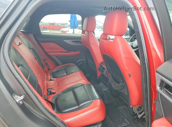 SADCM2FV7JA282718 2018 JAGUAR F-PACE Red Widok wnętrza z tyłu
