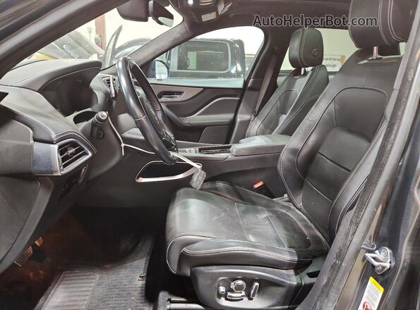 SADCM2FVXKA365691 2019 JAGUAR F-PACE Charcoal წინა სალონის ხედი
