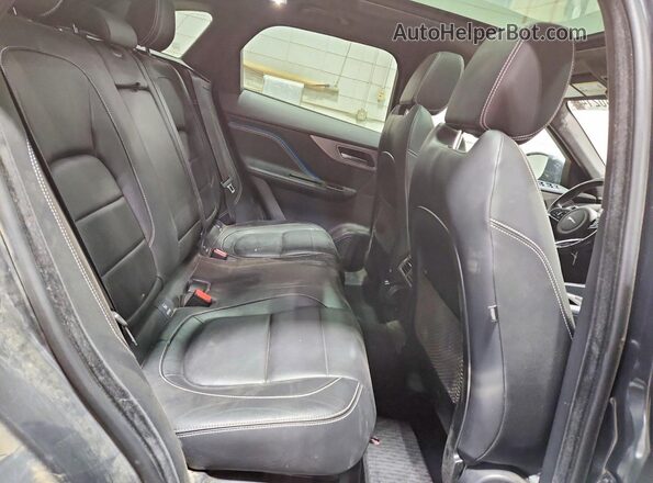 SADCM2FVXKA365691 2019 JAGUAR F-PACE Charcoal უკანა სალონის ხედი