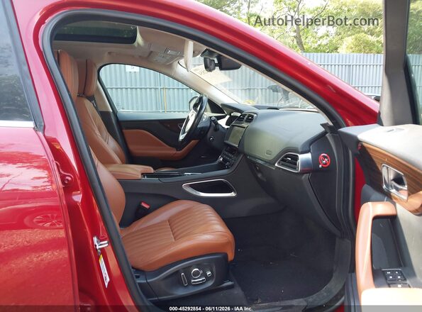 SADCN2GX6KA395381 2019 JAGUAR F-PACE Red Widok wnętrza z przodu
