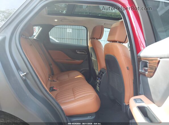 SADCN2GX6KA395381 2019 JAGUAR F-PACE Red Widok naklejki z numerem VIN