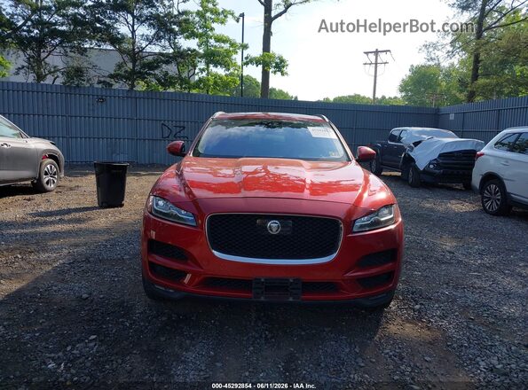 SADCN2GX6KA395381 2019 JAGUAR F-PACE Red Widok zestawu wskaźników