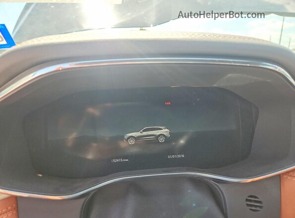 SADCT2EX4SA748399 2025 JAGUAR F-PACE Black Vista del cuadro de instrumentos
