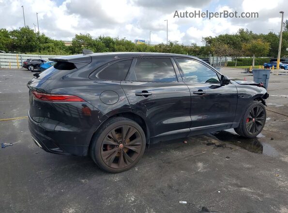 SADCT2FU8MA679725 2021 JAGUAR F-PACE Черный Задняя правая четверть