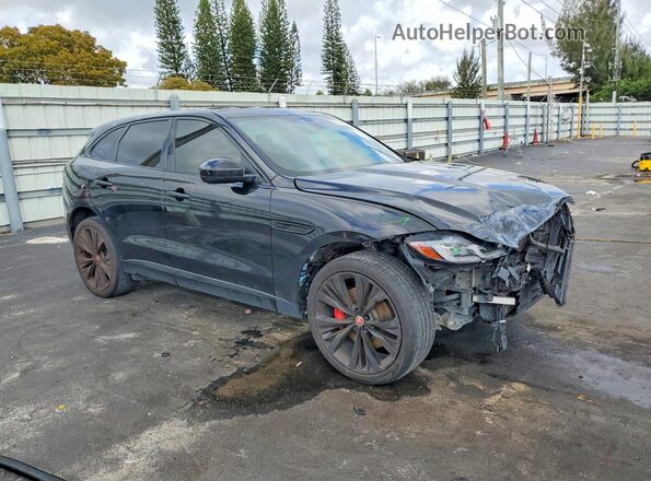 SADCT2FU8MA679725 2021 JAGUAR F-PACE Черный Передняя правая четверть