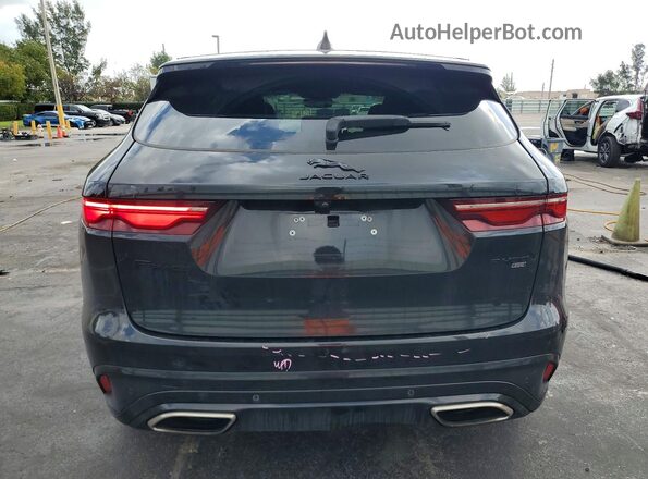 SADCT2FU8MA679725 2021 JAGUAR F-PACE Черный Вид сзади