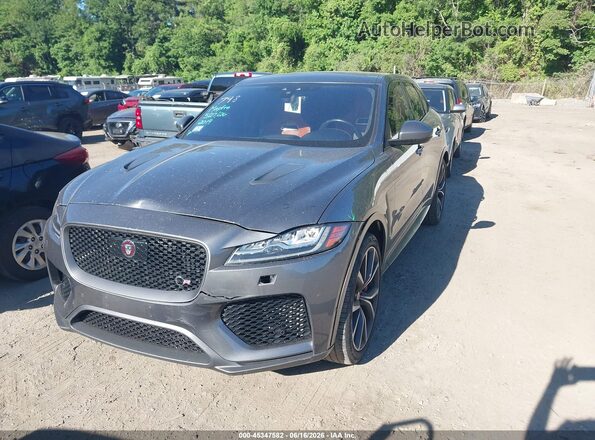 SADCZ2EE0KA606581 2019 JAGUAR F-PACE Gray Передня ліва чверть