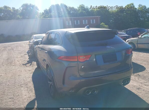 SADCZ2EE0KA606581 2019 JAGUAR F-PACE Gray Задня ліва чверть
