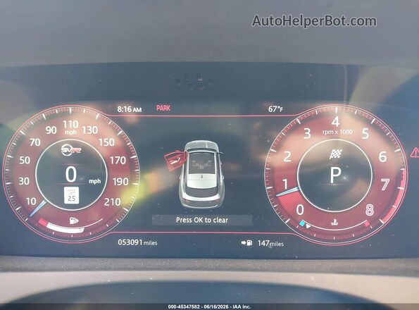 SADCZ2EE0KA606581 2019 JAGUAR F-PACE Gray Вид задніх сидінь