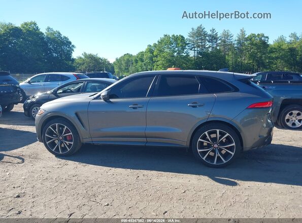 SADCZ2EE0KA606581 2019 JAGUAR F-PACE Gray Панорамний вид салону 360°