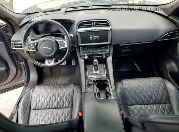 SADCZ2EE2LA637056 2020 JAGUAR F-PACE Gray Вид панелі приладів