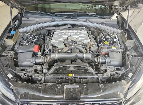 SADCZ2EE3NA693459 2022 JAGUAR F-PACE Black Engine compartment view
