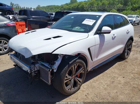 SADCZ2EE5NA690370 2022 JAGUAR F-PACE Белый Передняя левая четверть