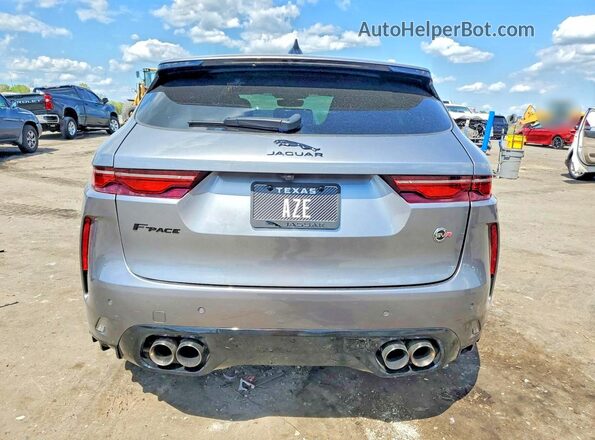 SADCZ2EE9NA700690 2022 JAGUAR F-PACE Gray Rear view
