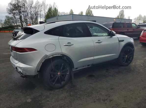 SADFJ2FXXJ1Z07023 2018 JAGUAR E-PACE Silver Задня права чверть
