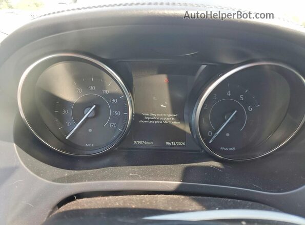 SADFJ2FXXJ1Z07023 2018 JAGUAR E-PACE Silver Вид щитка приладів