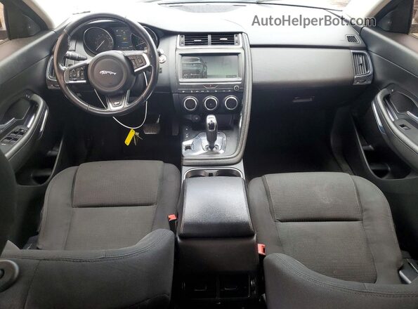 SADFK2FX7K1Z52497 2019 JAGUAR E-PACE Серебряный Вид панели приборов