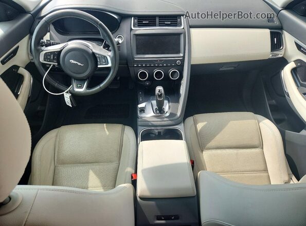 SADFK2FX9L1Z76107 2020 JAGUAR E-PACE Black Вид панелі приладів