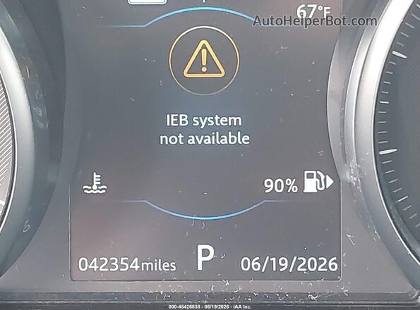 SADFL2GX5K1Z36603 2019 JAGUAR E-PACE Красный 