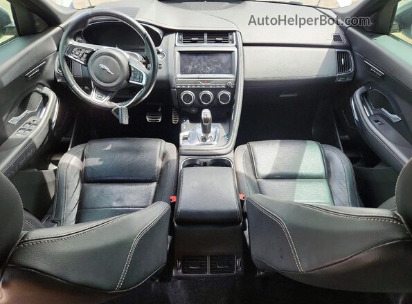 SADFL2GX8J1Z32754 2018 JAGUAR E-PACE White Dashboard view