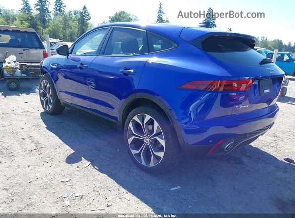 SADFP2FX0L1Z76370 2020 JAGUAR E-PACE Blue Trasero izquierdo