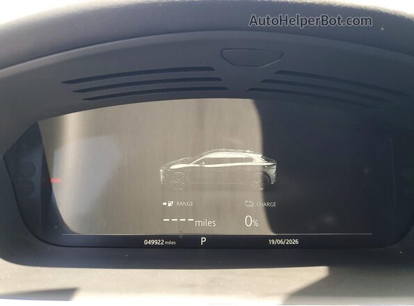 SADHB2S1XK1F68422 2019 JAGUAR I-PACE Black Vista del cuadro de instrumentos