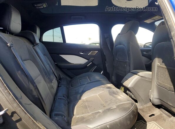 SADHC2S16K1F76496 2019 JAGUAR I-PACE Blue უკანა სავარძლების ხედი