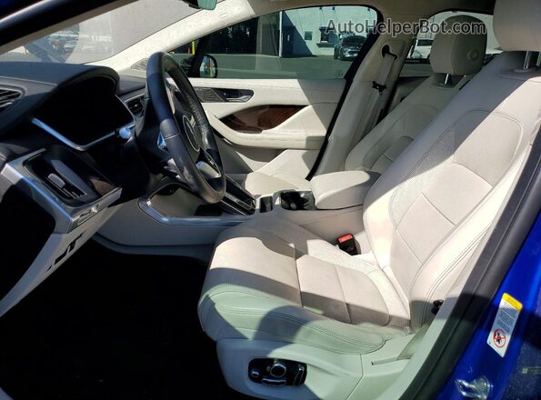 SADHD2S10K1F63711 2019 JAGUAR I-PACE Синий Вид салона спереди