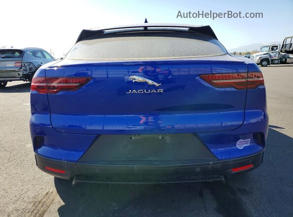 SADHD2S10K1F63711 2019 JAGUAR I-PACE Синий Вид сзади