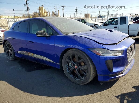 SADHD2S10K1F63711 2019 JAGUAR I-PACE Синий Передняя правая четверть
