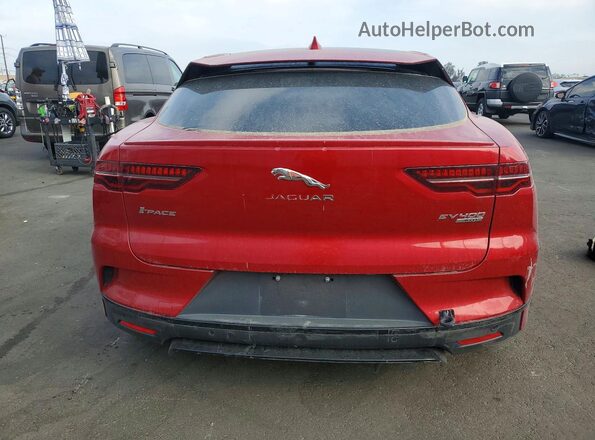 SADHD2S11K1F76600 2019 JAGUAR I-PACE Burgundy უკანა ხედი