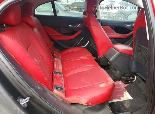 SADHD2S11K1F76600 2019 JAGUAR I-PACE Burgundy უკანა სალონის ხედი