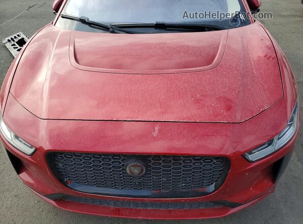 SADHD2S11K1F76600 2019 JAGUAR I-PACE Burgundy ძრავის განყოფილების ხედი