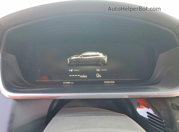 SADHD2S12K1F76055 2019 JAGUAR I-PACE Белый Вид щитка приборов
