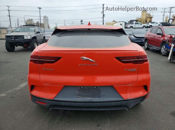 SADHD2S16K1F63504 2019 JAGUAR I-PACE Orange უკანა ხედი