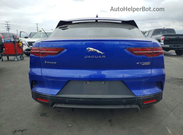 SADHD2S17K1F72812 2019 JAGUAR I-PACE Blue უკანა ხედი