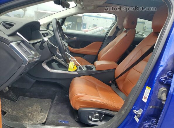 SADHD2S19K1F68387 2019 JAGUAR I-PACE Blue წინა სალონის ხედი