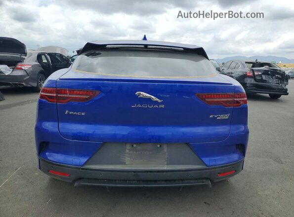 SADHD2S19K1F68387 2019 JAGUAR I-PACE Blue უკანა ხედი