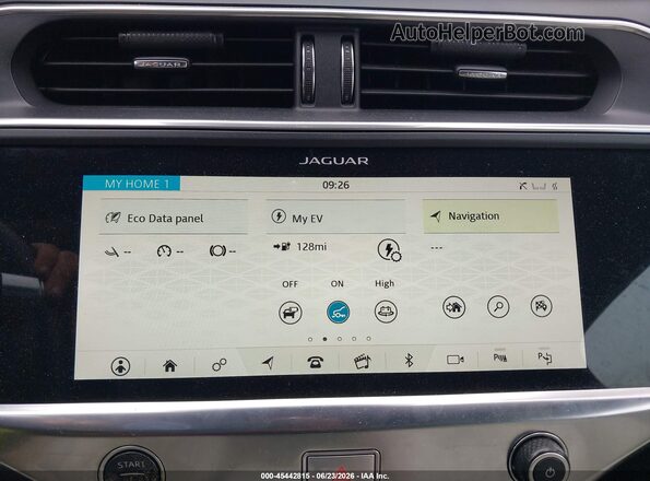 SADHD2S19L1F79276 2020 JAGUAR I-PACE Черный 