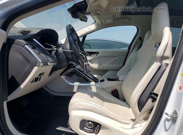 SADHD2S1XK1F76241 2019 JAGUAR I-PACE White წინა სალონის ხედი