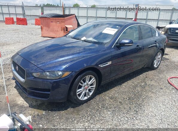 SAJAD4BG4HA950461 2017 JAGUAR XF Blue Передня ліва чверть