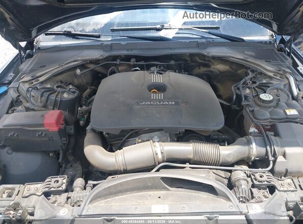 SAJAD4BG4HA950461 2017 JAGUAR XF Blue Вид ззаду