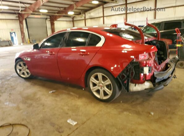 SAJAD4BG4HA973142 2017 JAGUAR XF Burgundy Tył lewy