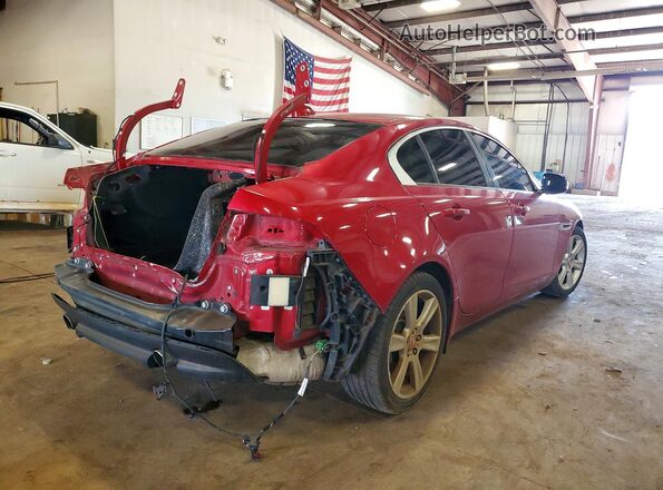 SAJAD4BG4HA973142 2017 JAGUAR XF Burgundy Tył prawy