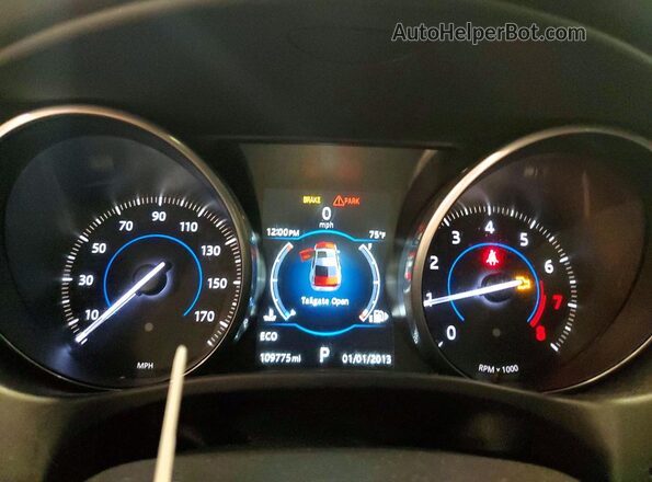 SAJAD4BG4HA973142 2017 JAGUAR XF Burgundy Widok zestawu wskaźników