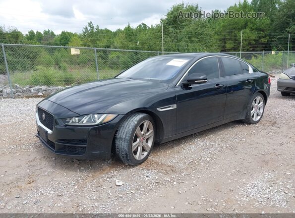 SAJAD4BG6HA952499 2017 JAGUAR XF Black Przód lewy