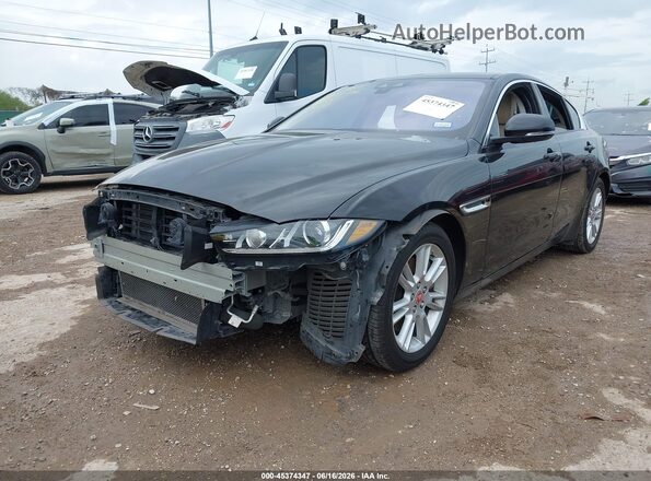 SAJAD4BG6HA954690 2017 JAGUAR XF Black Przód lewy