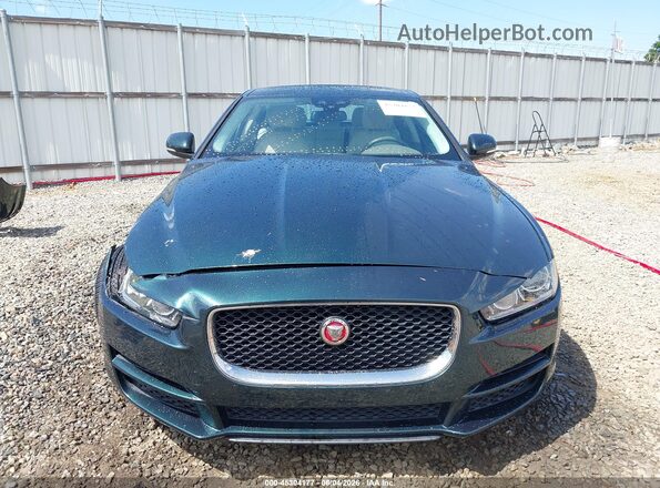 SAJAE4BG6HA972667 2017 JAGUAR XF Green Widok zestawu wskaźników