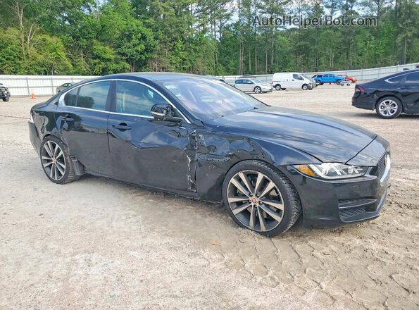 SAJAE4BV0HA959637 2017 JAGUAR XF Черный Передняя правая четверть