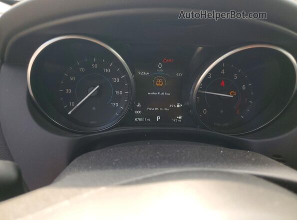 SAJAE4BV0HA959637 2017 JAGUAR XF Черный Вид щитка приборов
